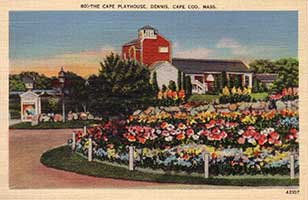post card the Cape Playhouse 1945